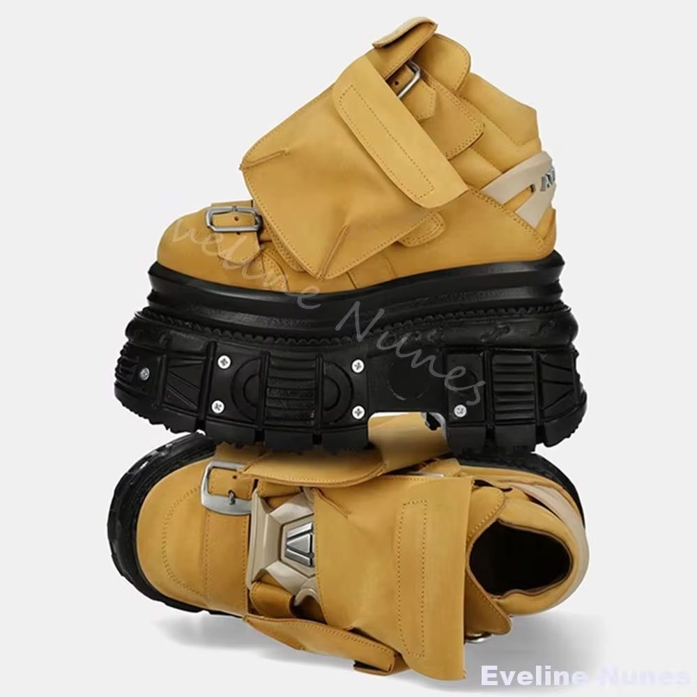 Crossfit Belt - Scarpe da serbatoio punk tascabili Piattaforma