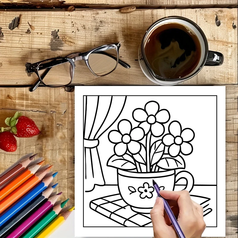 Libro da colorare con fiori ca - Chalk Bag recensione e prezzo
