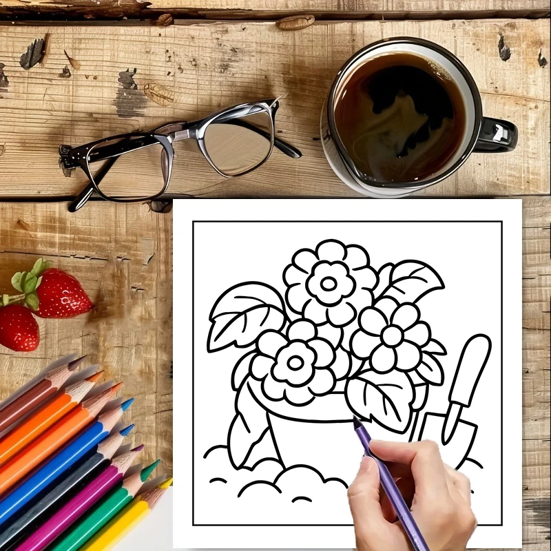 Libro da colorare con fiori ca - Chalk Bag recensione e prezzo